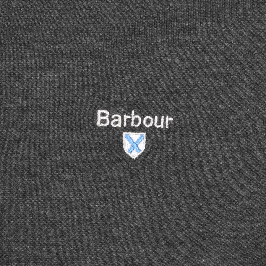Alternative Image for ProductBarbour Pique Polo T Shirt Grey3
